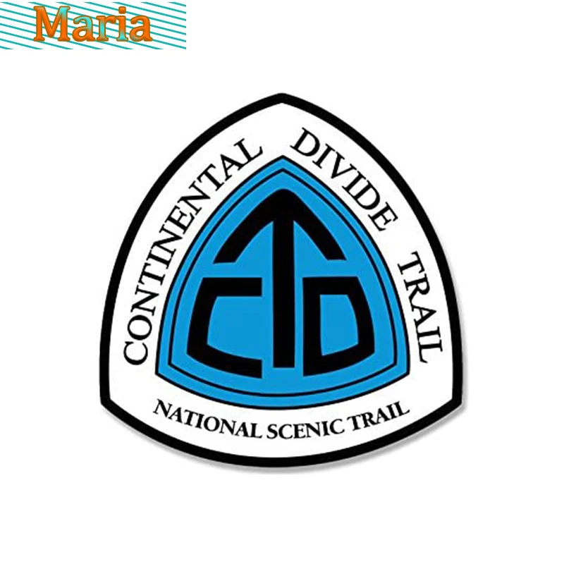 

American Vinyl Continental Divide Trail National Scenic Sign Shaped Sticker (Motorcycle Decal)