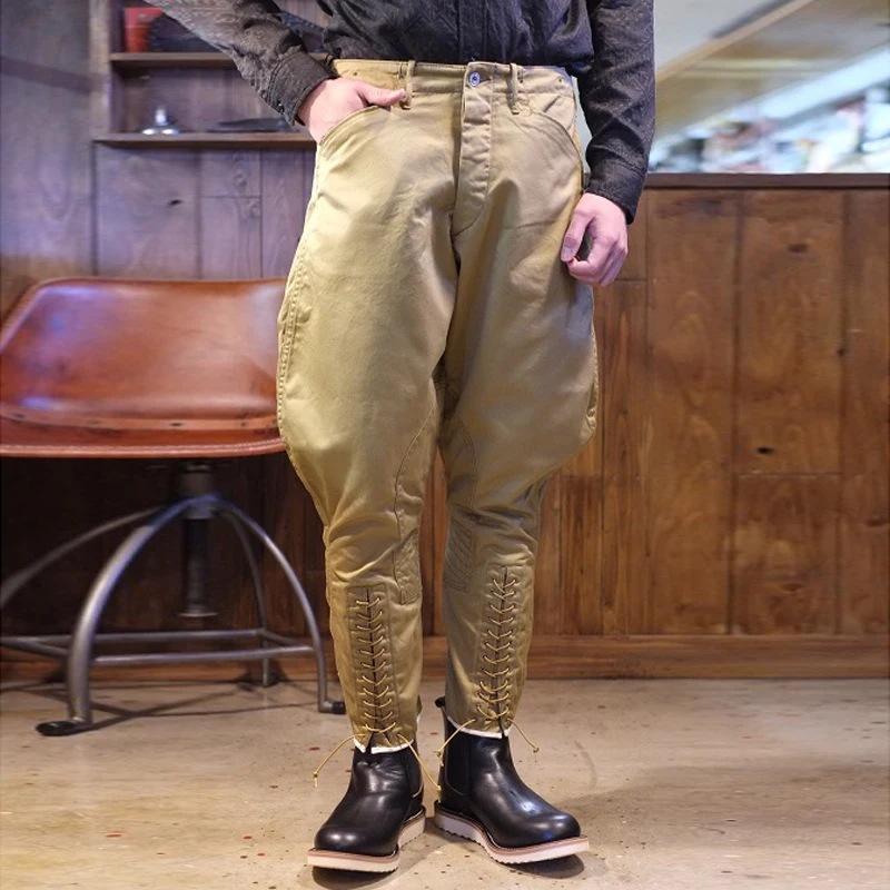 Meimei homemade YUTU&MM loose  size Antique 1920s Whipcord riding pants/ “Breeches with the master seam” Real Sport 26” waist
