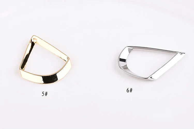 DIY серьга сделанная вручную и ушной орнамент материал желтая медь гальваническое