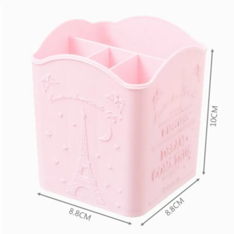 Косметические кисти ручки держатель для хранения коробка 4 отделения пустая