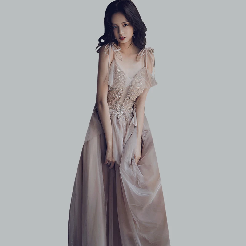 Вечернее платье трапециевидной формы с аппликацией Пикантные Вечерние платья на