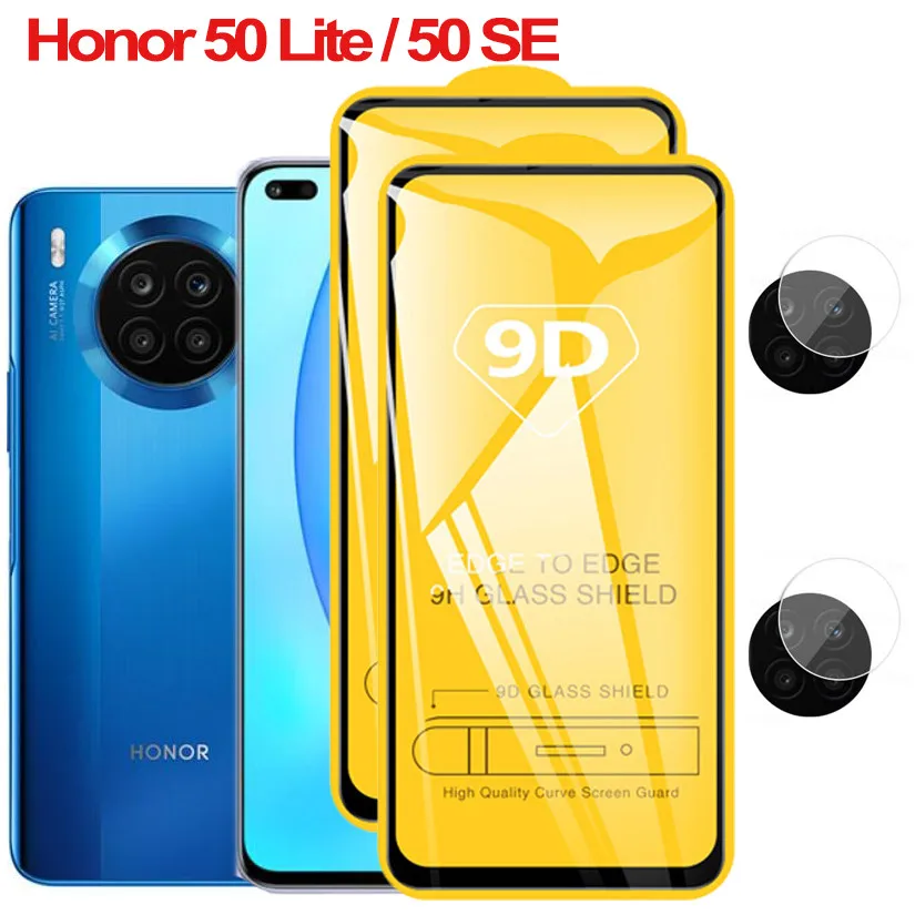 Закаленное стекло Honor 50 Lite пленка протектор экрана для 50Light Huawei P30 защитные очки 50SE