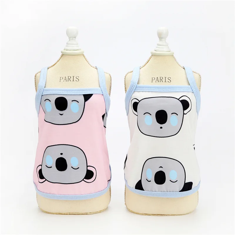 

Summer Dog Clothes for Small Dogs Vest Print Pet T-Shirt for Dog Clothing for Cats Chihuahua French Bulldog Pomeranian Clothes