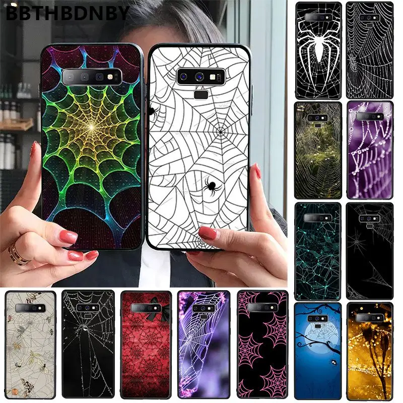 Чехол для телефона с паутиной Новинка чехол Fundas samsung S9 plus S6 edge S7 S8 S10 | Мобильные