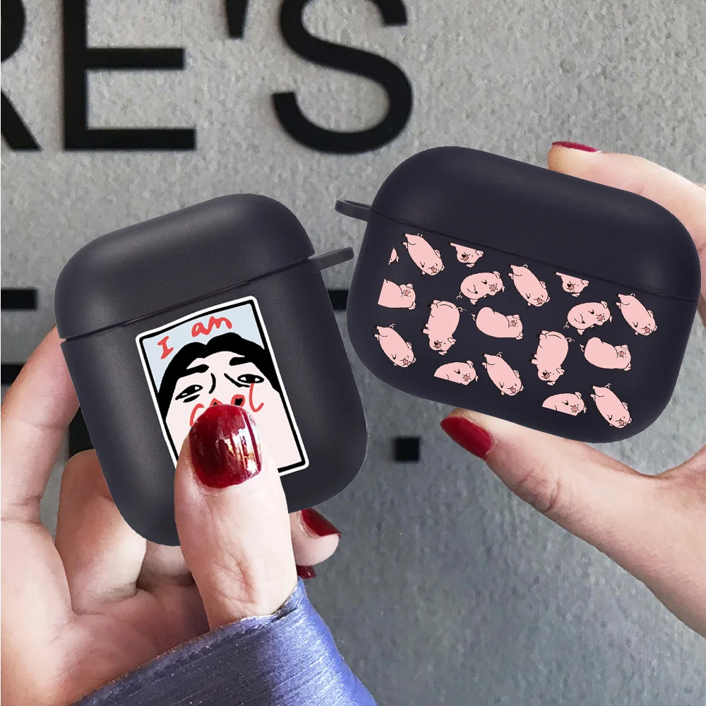 

New Cases For Airpods 1 2 3 Case Bluetooth Wireless Earphone Cute Cartoon Pig Soft TPU Cover For Air Pods Pro Charging Box