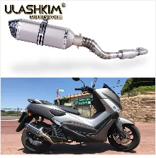NMAX155 глушитель для мотоцикла без шнуровки полная система контактная труба+ выхлопная труба для YAMAHA NMAX 155 125 N MAX155