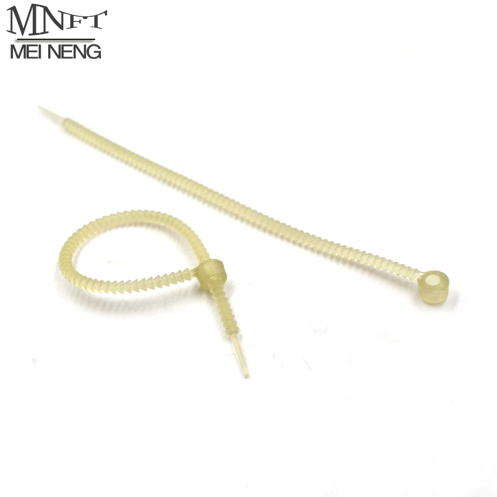 

MNFT 30Pcs PVA String Tie PVA Mesh & Bag Carp Fishing Boillie Baiting Hair Rig Fishing Lure Bait Water-soluble Tightening Belt