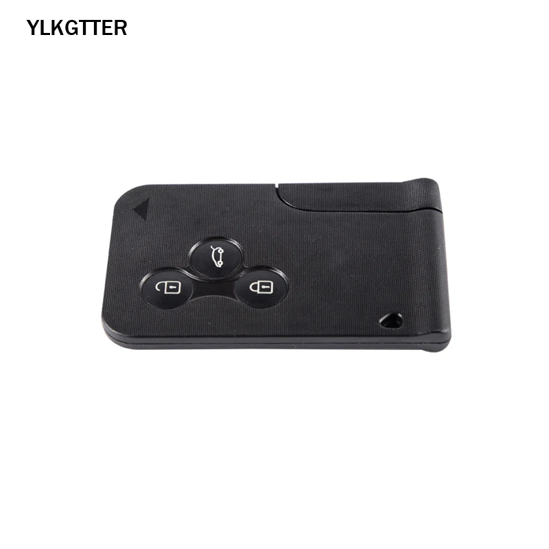 YLKGTTER 3 Buttons Emergency Smart Remote Car Key For Renault Megane 2 Scenic Card II Grand Clio with 433Mhz Chip PCF7947 Suit | Автомобили