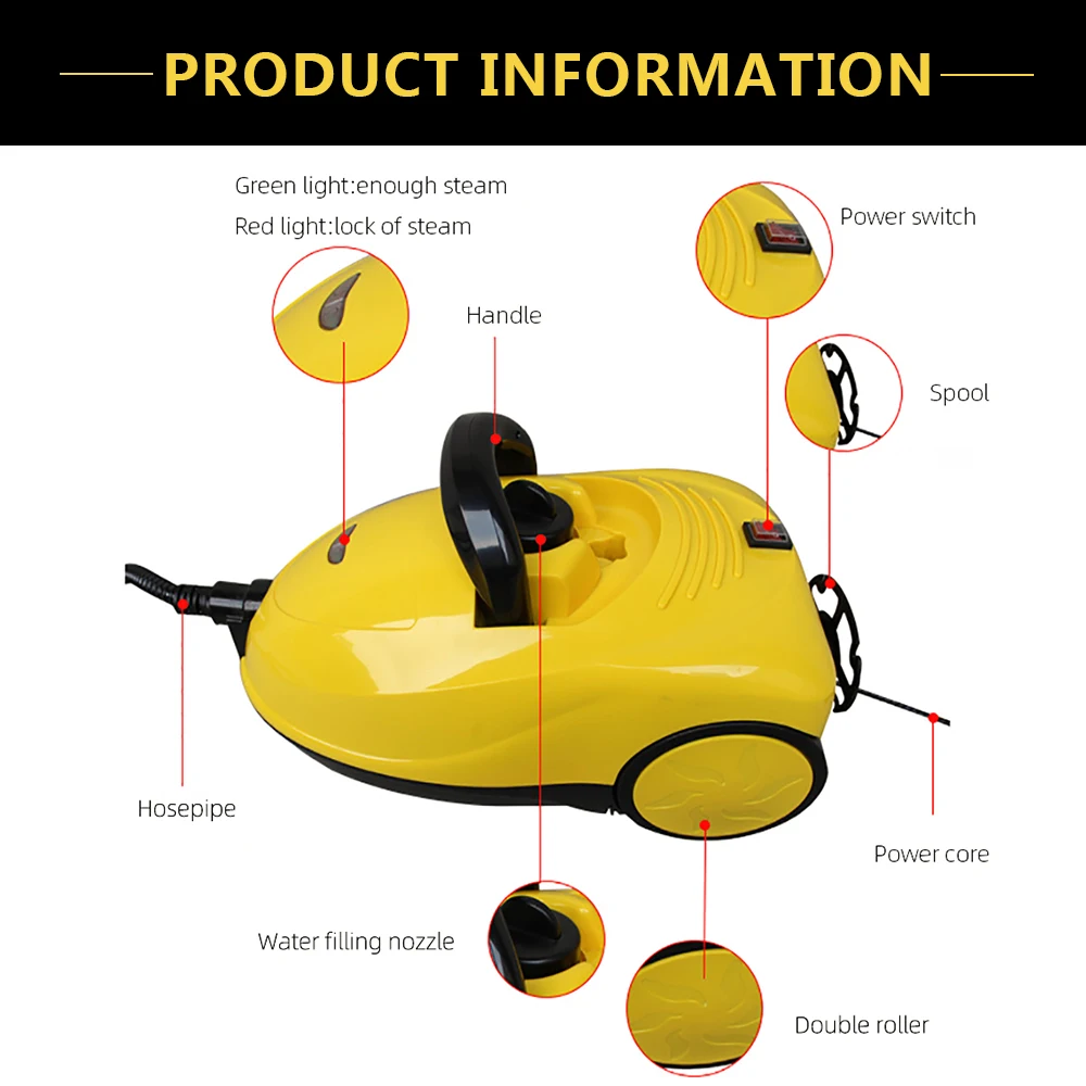 

Best quality Vapor steam cleaner best steam cleaner for couch floor carpet window steam sanitizer