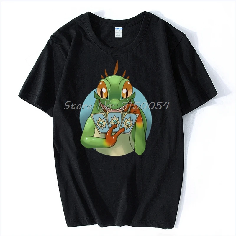 Футболка с надписью Good Mulligan для видеоигр карт игр Murloc Hearthstone Мужская хлопковая