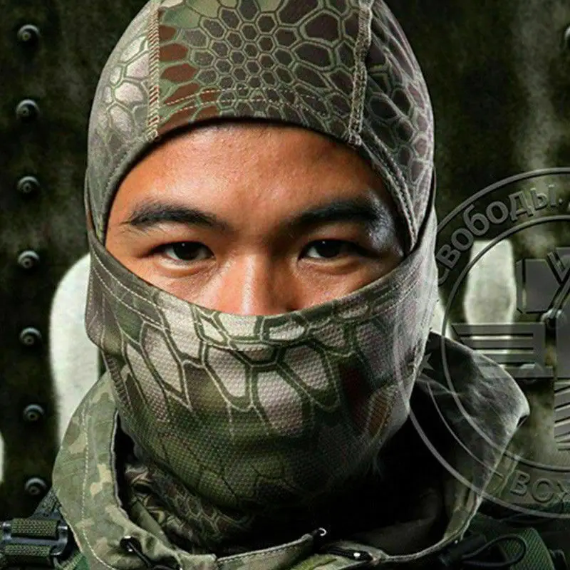Камуфляжная армейская шапка-Балаклава для езды на велосипеде снегу лыжах
