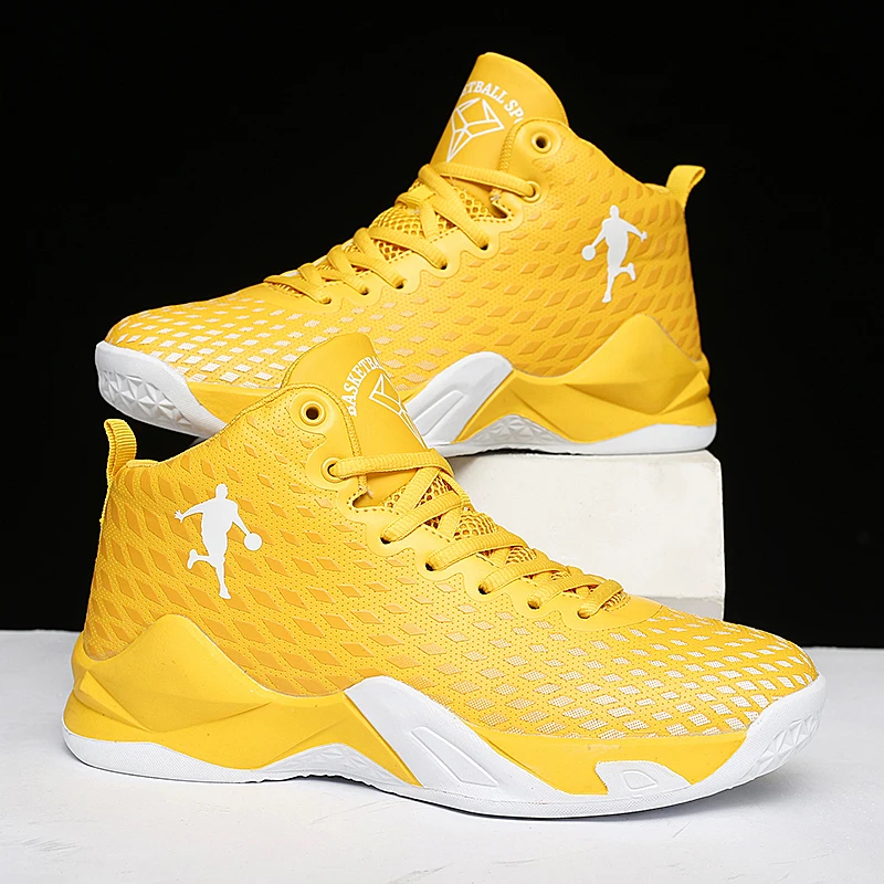 Профессиональные мужские баскетбольные кроссовки более устойчивые Uptempo AJ 4 для