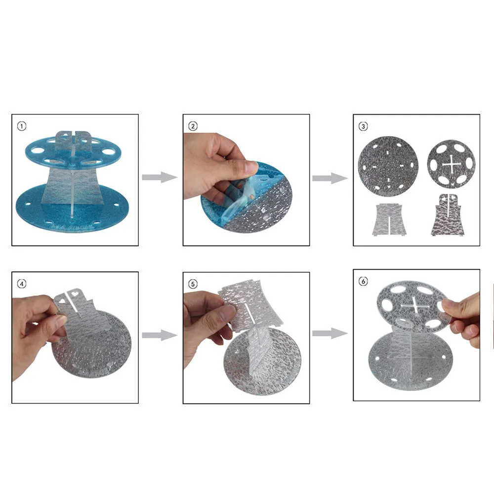Держатель для кистей макияжа с 6 отверстиями|Косметички| |