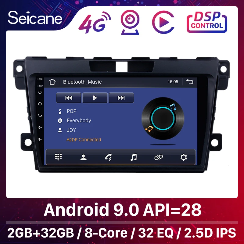 Автомагнитола Seicane 2DIN 9 дюймов Android 10 0 API 29 для MAZDA CX 7 2007 2008 2009 2010 2011 2014 GPS