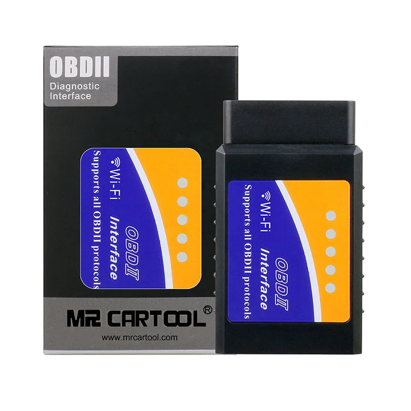 Mr Cartool автомобильный OBD2 II ODB2 ELM 327 EML V1.5 Wifi Bluetooth ELM327 автоматический сканер