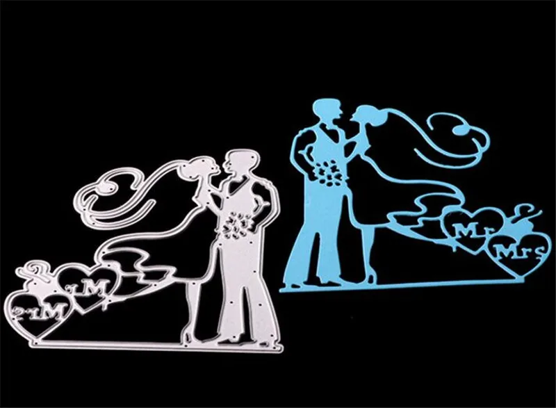 Пресс-формы для скрапбукинга невесты жениха мистер миссис | Дом и сад