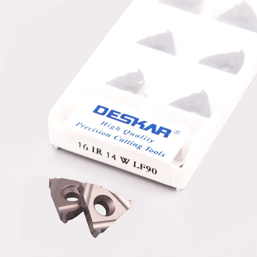 

10pcs 16ER 16IR 11W LF90 16ER 16IR 14W LF90 CNC Lathe Turning Tools Threading Inserts Cermet Inserts Machine Tools Cutting Parts