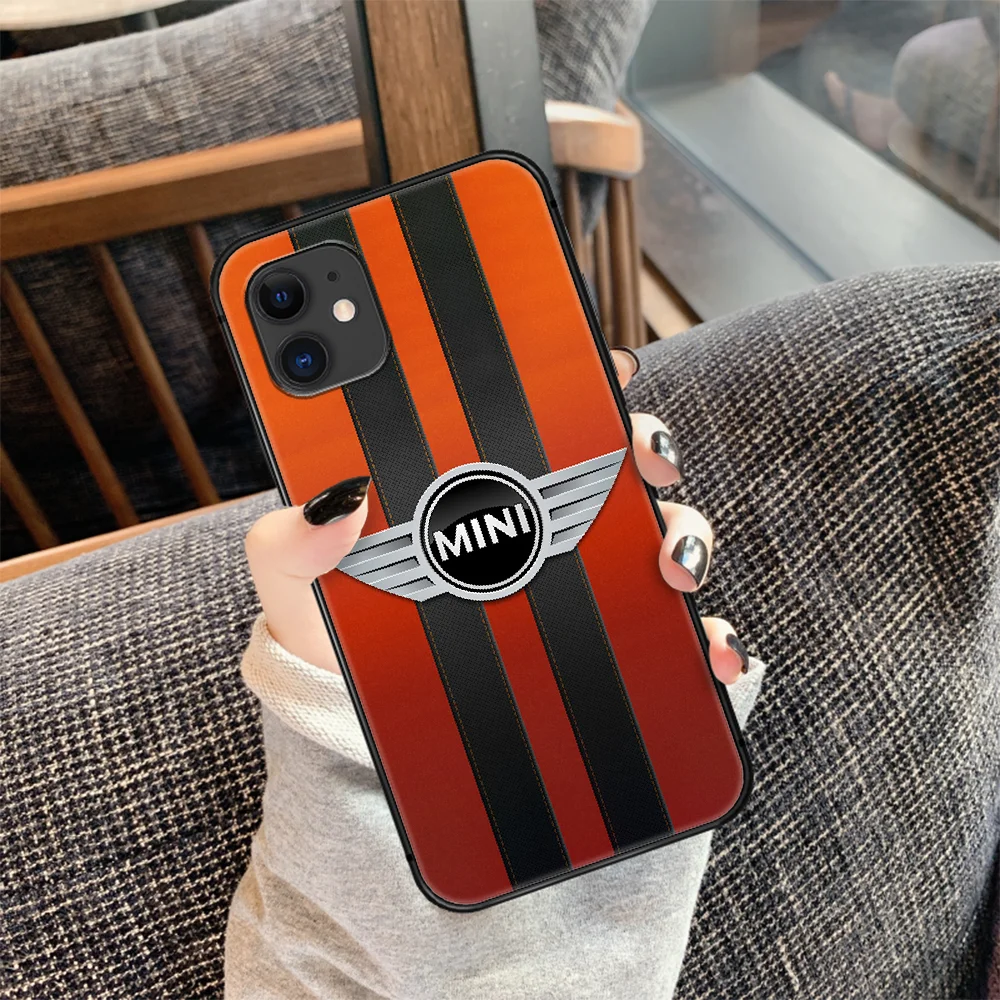 

Mini Cooper Sport Car Fashion Phone Case Cover Hull For iphone 5 5s se 2020 6 6s 7 8 12 mini plus X XS XR 11 PRO MAX black
