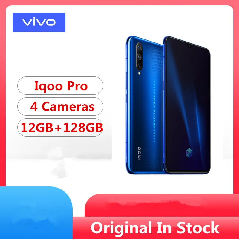 DHL Быстрая доставка Vivo IQOO Pro 4G сотовый телефон Snapdragon 855 Plus Android 9 0 6 41 &quotAMOLD 12G RAM 128G ROM
