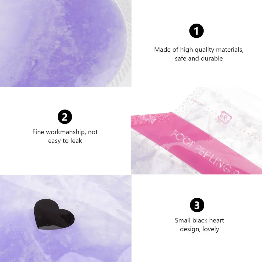 

2 Pairs Beauty Lavender Wax Therapy Hand Feet Cover Hand Feet Care Film (Purple)