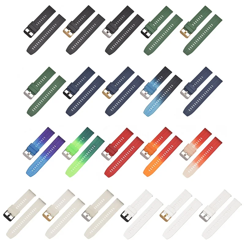 22mm Sport Silicone Strap Suitable GT Smart Watch and Raw Ear TPU Band Universal Belt Multiple Colors Available | Спорт и