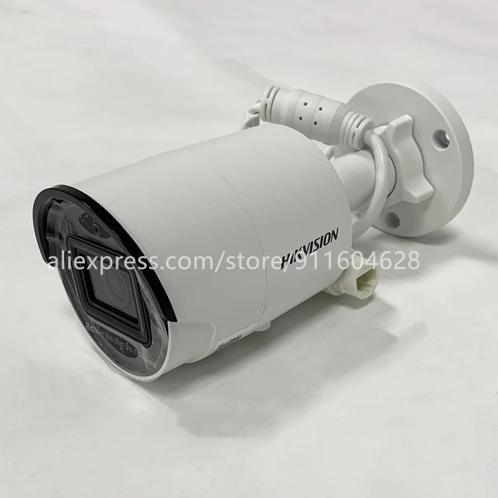 Оригинальный Hikvision AcuSense DS 2CD2086G2 I и IU 4K POE 8MP IP66 Fixed Mini Bullet Network Camera 4 PCS Kit|Камеры