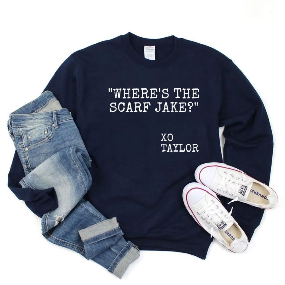 Where’s The Scarf Jake? Taylor’s Version Crewneck Sweatshirt All Too Well Taylor Hoodies Evermore Retro Sweatshirts RED Merch | Женская