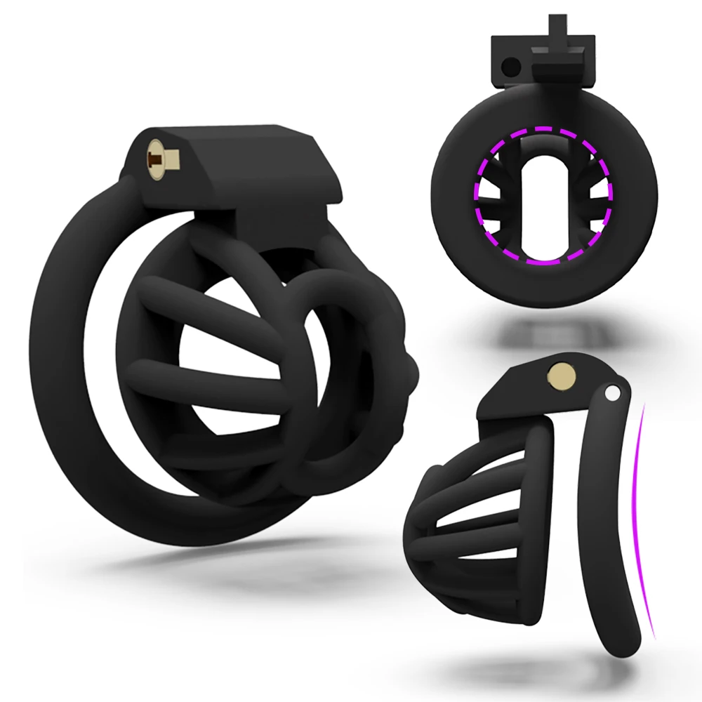 Мужской пояс устройства для воздержания "Супер маленький короткий клетчатый Святой тренер кольца Кобры Секс-игрушки для мужчин Пенис"