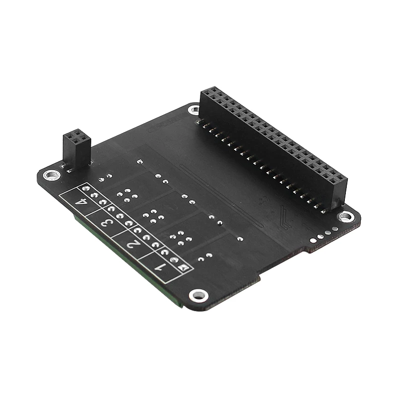Плата-удлинитель Raspberry Pi 4B/3B +/3B 4-Канальный Релейный Модуль управления для