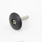 Новинка, матовый чехол на руль велосипеда из углеродного волокна, 3 к, верхняя крышка для горного велосипеда с болтами, бесплатная доставка