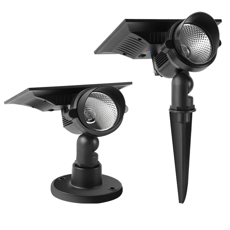 구매 태양 스포트 라이트 안뜰 지상 빛 방수 야외 슈퍼 밝은 잔디 램프 정원 풍경 스포트 라이트