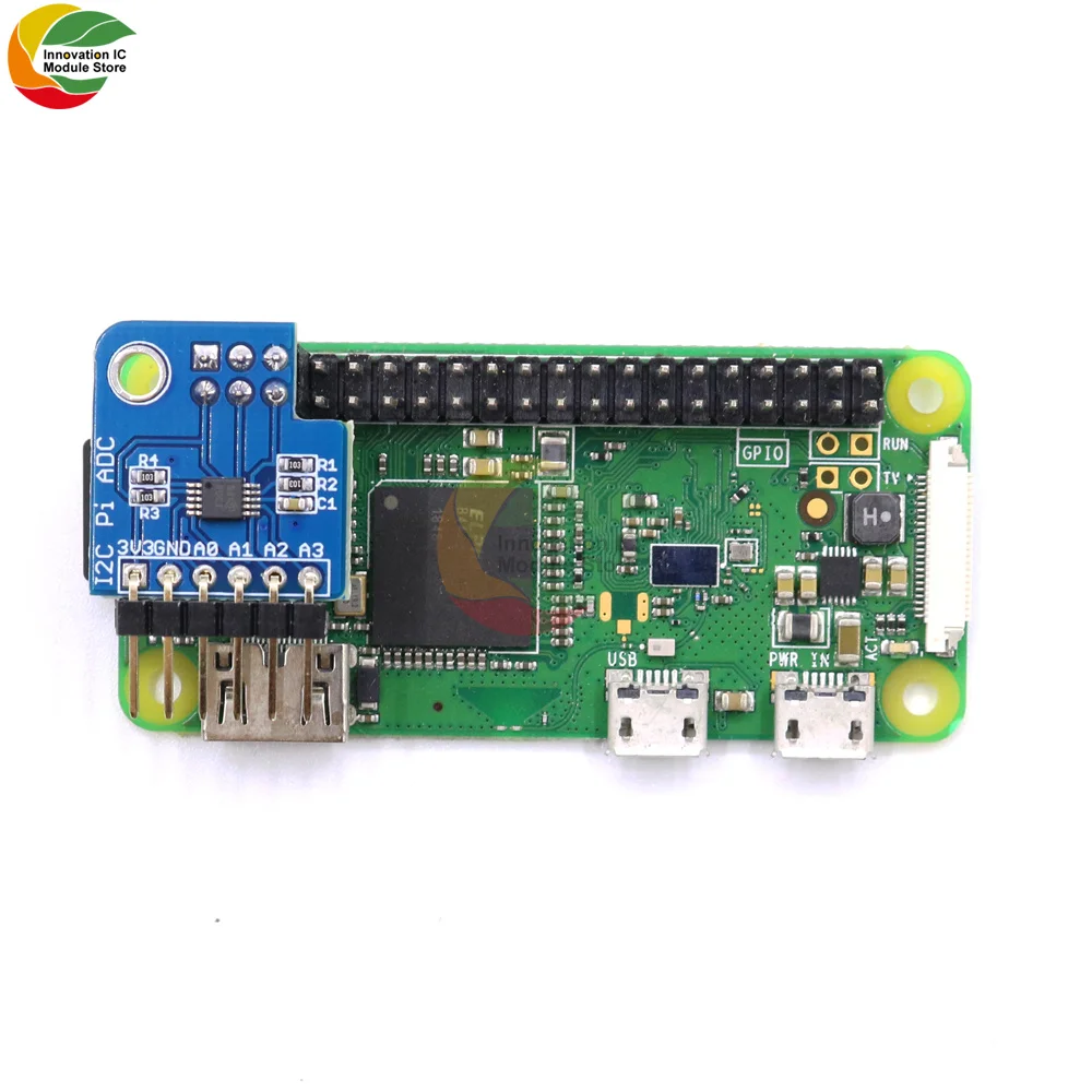 

Ziqqucu ADS1115 I2C Pi ADC IIC Serial Module Programmable Board for Raspberry Pi 1, Pi 2, Pi 3, Pi Zero, A+, B+