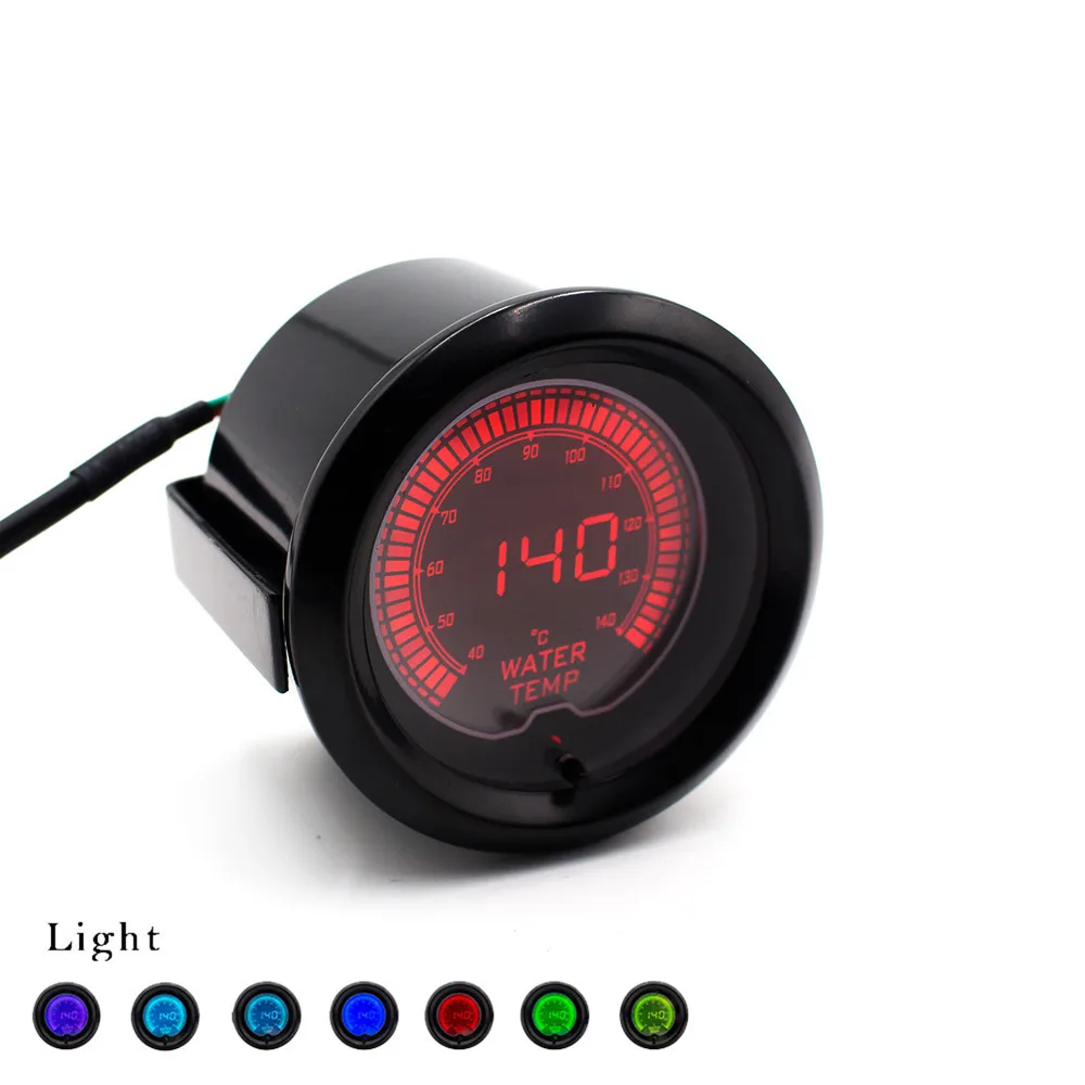 CNSPEED "52 мм EVO 7 цветов lcd 40-140 градусов Цельсия измеритель температуры воды с датчиком c100111