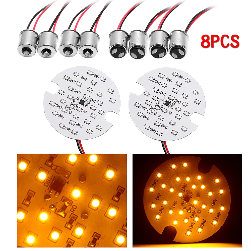 Белый/янтарный/Красный SMD велосипед 2x12V 1156 &amp 1157 BA15s два вида интерфейса мотоцикла