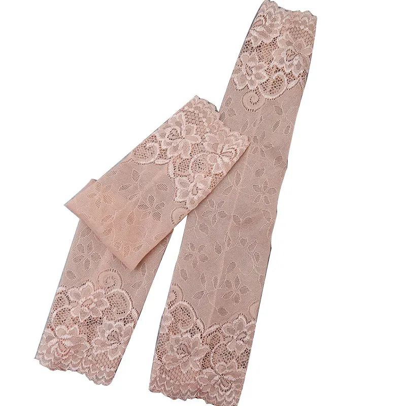 Рукавицы женские кружевные без пальцев эластичные рукава на запястье пикантные