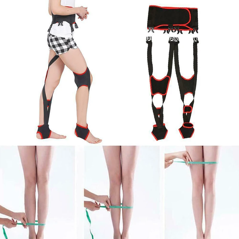 

Adult Unisex O-leg X-leg Figure Correction Belt Strap Slim Legs Tool Strap Black M2