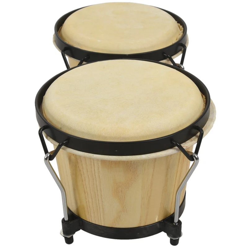 Деревянные африканские бонго, ударные инструменты для музыкального образования и раннего развития