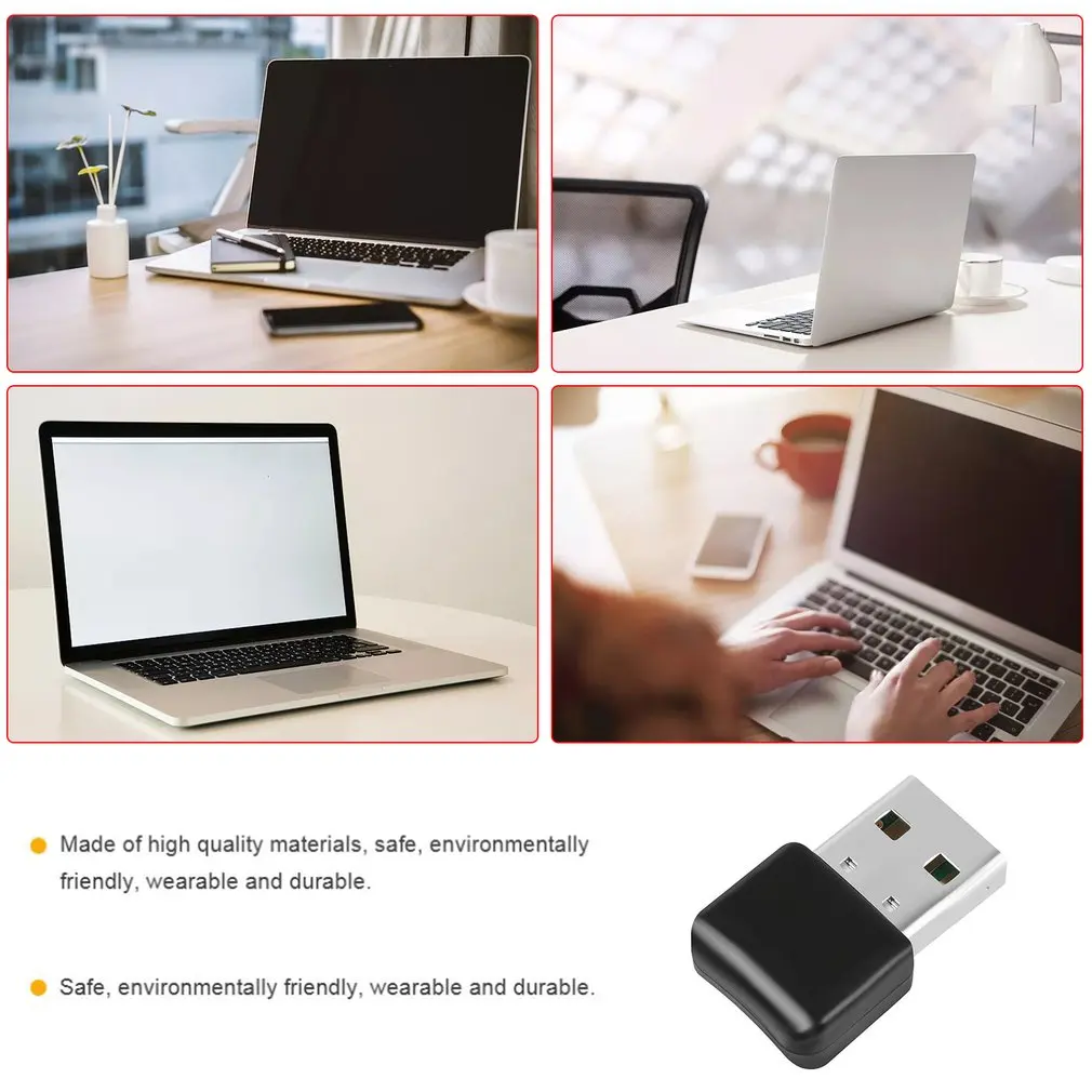 

Low Latency Wireless Adapter 5.0 Small High Speed 20 Meters Transmission Computer USB Transmitter And Receiver