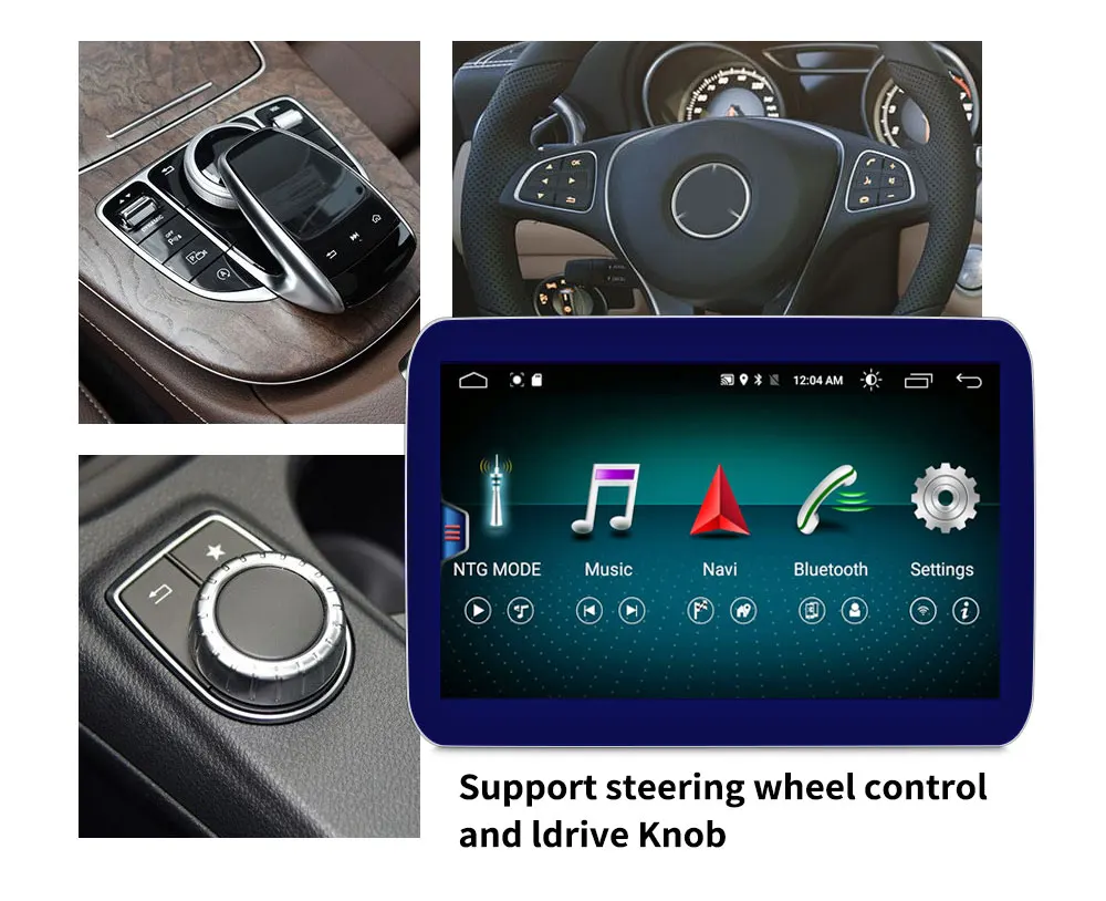 Krando Android 8,1 8,4 'IPS 4+ 64 синий дисплей стерео радио навигация для BENZ ML-Class W166 2012- мультимедийный плеер gps