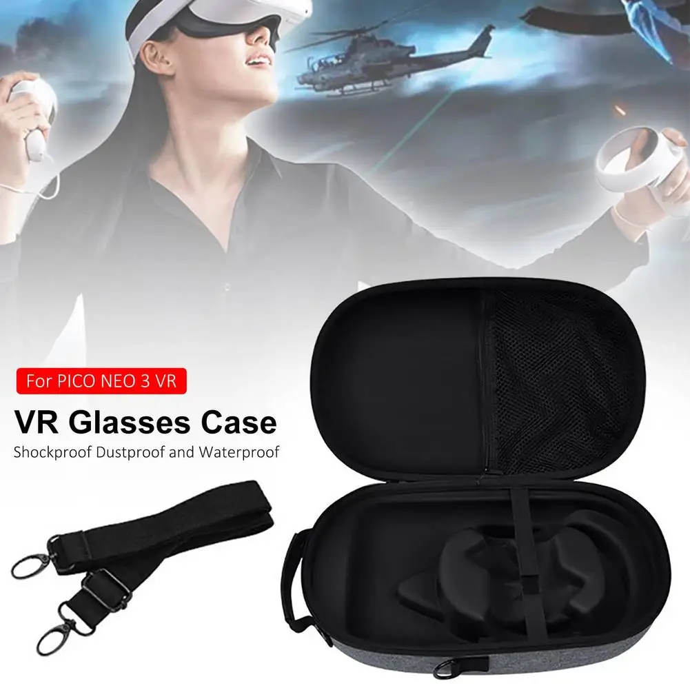 

VR Glasses Case for PICO NEO 3 VR glasses storage box Headwear storage bag Head-mounted Glasses Storage Bag for PICO NEO 3