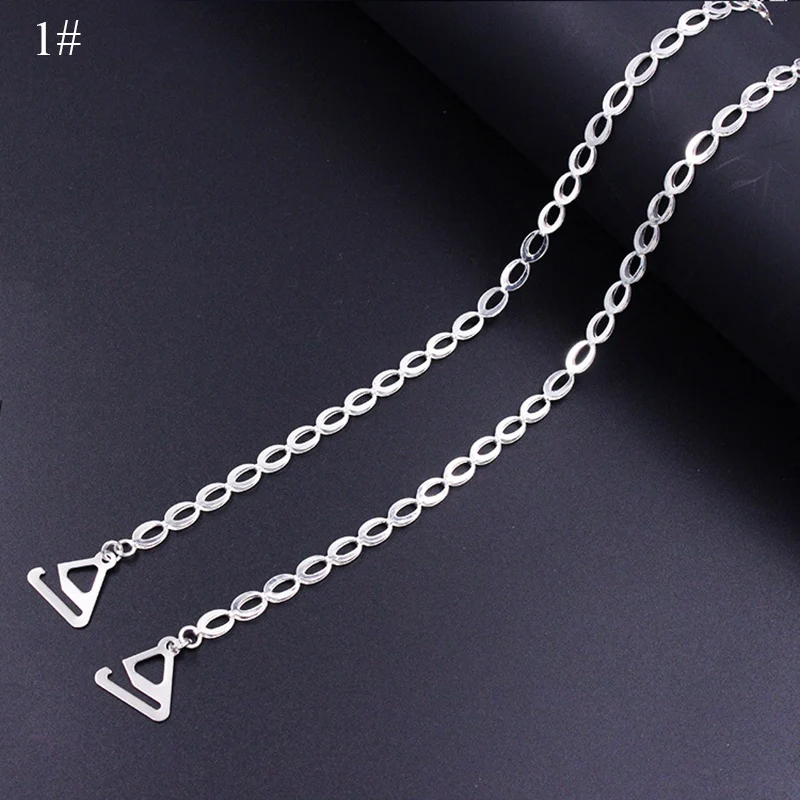 2021 Fashion Shoulder Straps Crystal Underwear Metal Bra Non-Slip Sexy Invisible Cool Women Strap For Decor | Женская одежда