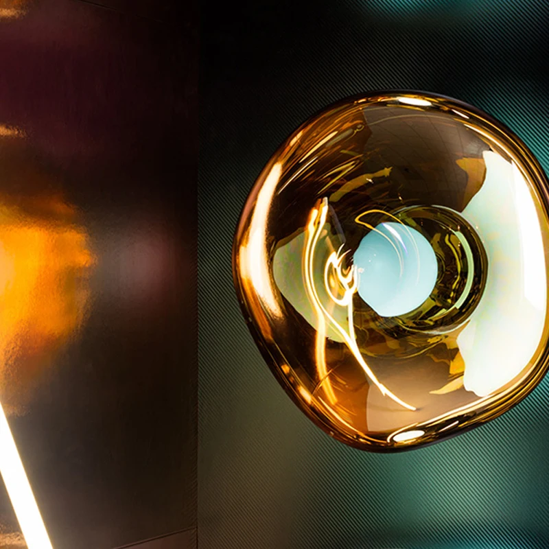 

Glacier Net Red Lava Wall Lamp Aisle Background Bar Club Bar Cafe Balcony Background Wall Lamp Wall Decor Wall Sconce E27