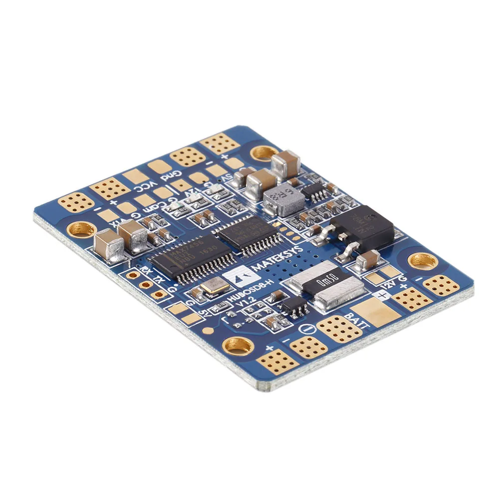 Matek HUBOSD Eco X-Type встроенный модуль тестов8 PDB Датчик тока 140A Dual BEC OSD XT60 для