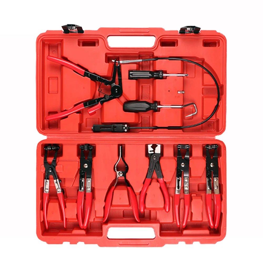 Зажим для шланга автомобиля комплект инструментов ремонта двигателя