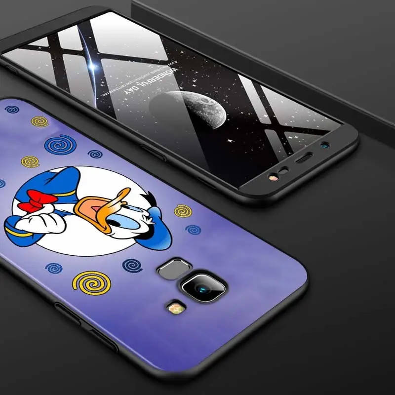 

Disney Cute Donald Duck For Samsung J8 J7 Duo J730 J6 J5 J530 J4 J3 J330 J2 Core Star Prime 2018 EU Plus Black Phone Case
