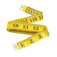 1 53 m sewing soft ruler measure white yellow double sided scale tape sewing garment pcv plastic 1pc body measurement ruler g