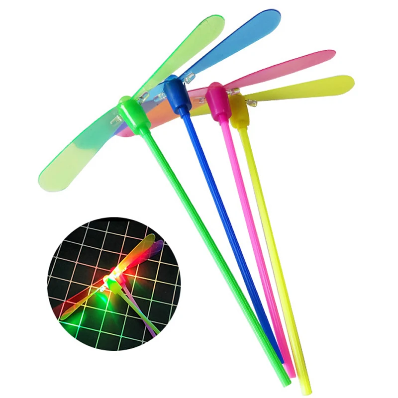 Детские ночные игры сияющая вспышка бамбуковая Стрекоза летающая фея
