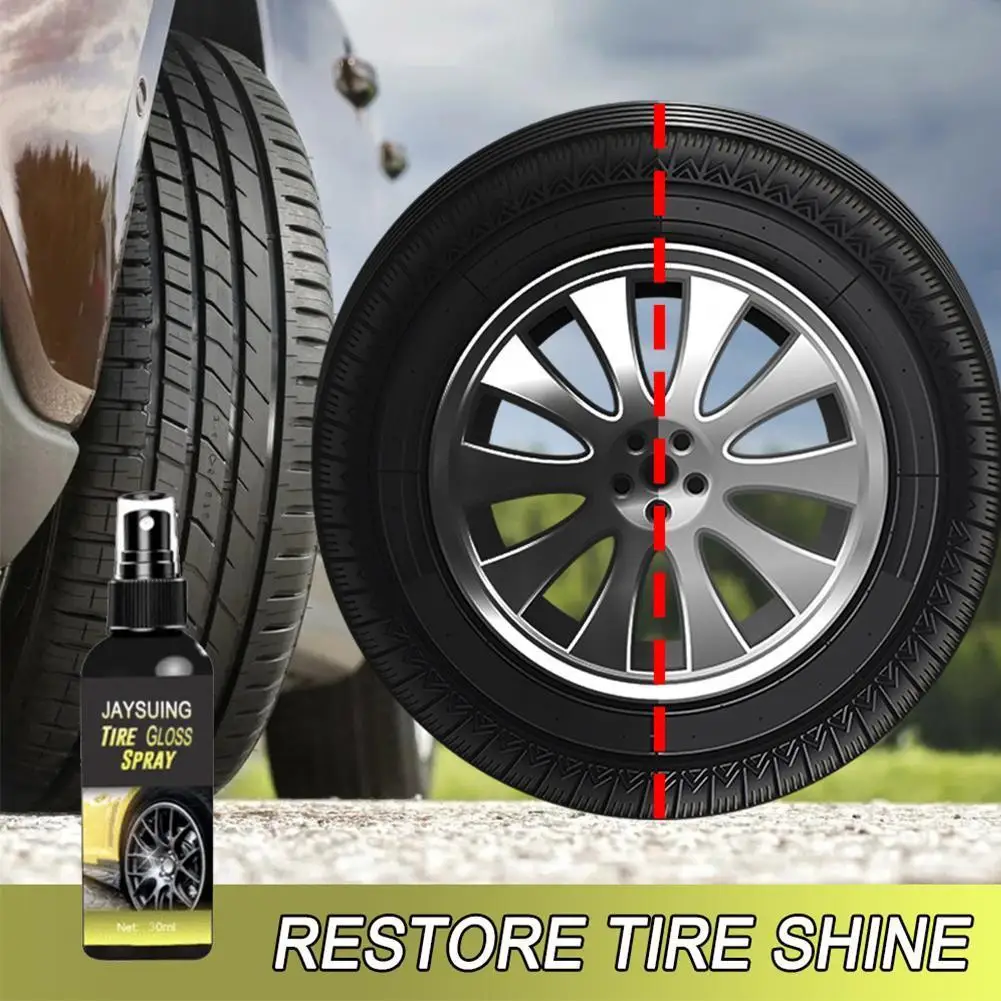 

30ml/50ml/120ml Car Tire Shine Spray Car Wheel Tire Cleaning Refurbishing Agent Car Paint Coating Polishing Spraying Wax Cleaner