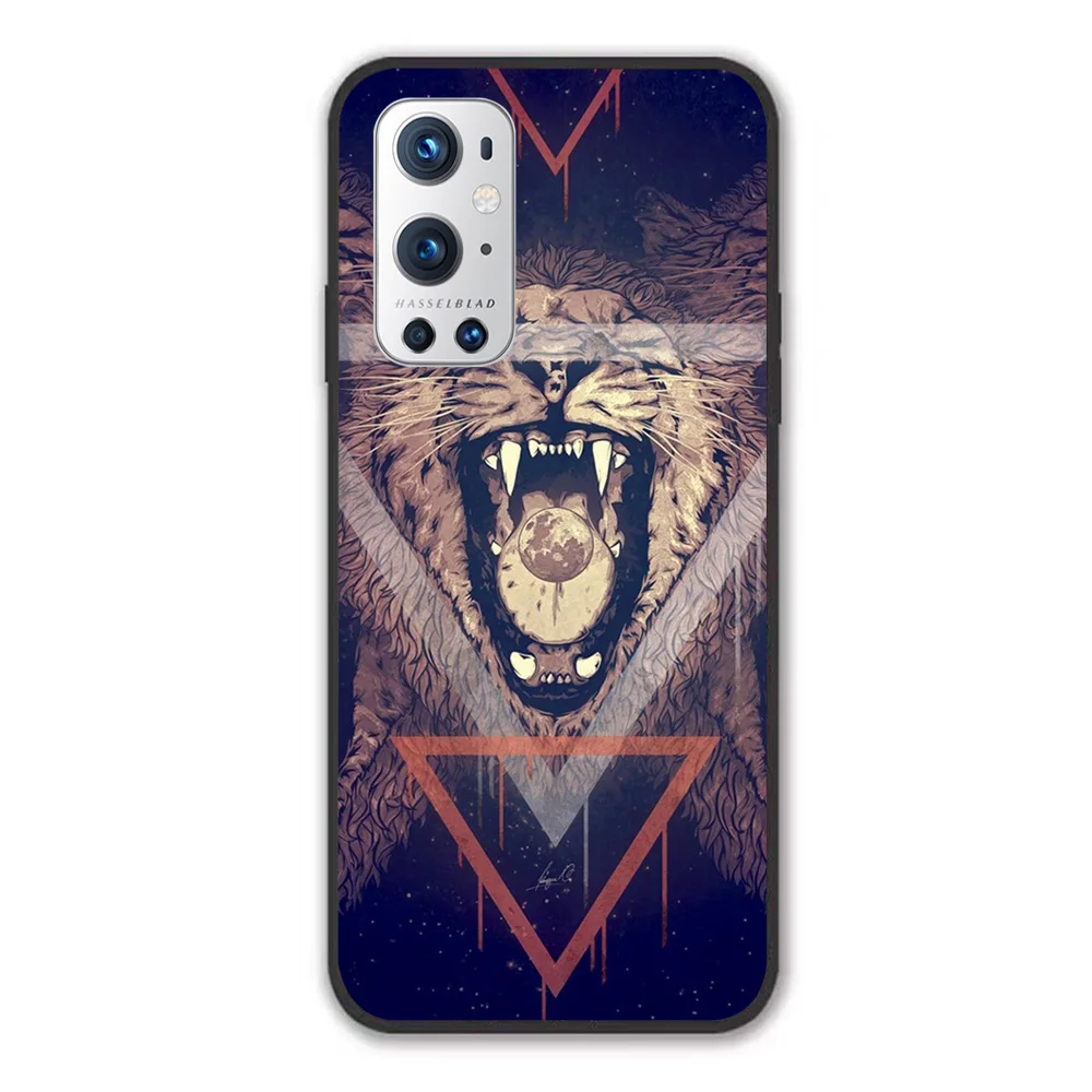

For OnePlus A MOON FOR BREAKFAST (VARIANT 2) Soft TPU Border OnePlus 7 7T 7Pro 8 8T 8Pro 9 9Pro Case