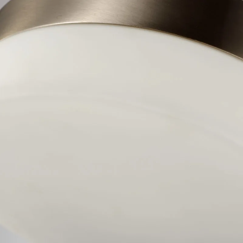 

29cm modern Led iron glass Ceiling Light Round Glass Lampshade lamparas de techo abajur